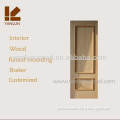 new products in china raised moulding solid walnut wooden single door designs